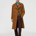 Retori Jacquard Weaved Vneck Vest Chocolate And Turquoise - Ready To Wear - Luxury Vests for Men