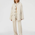 Retori Rope Reversible Parka Ivory And Natural - Ready To Wear - Luxury Parkas for Women
