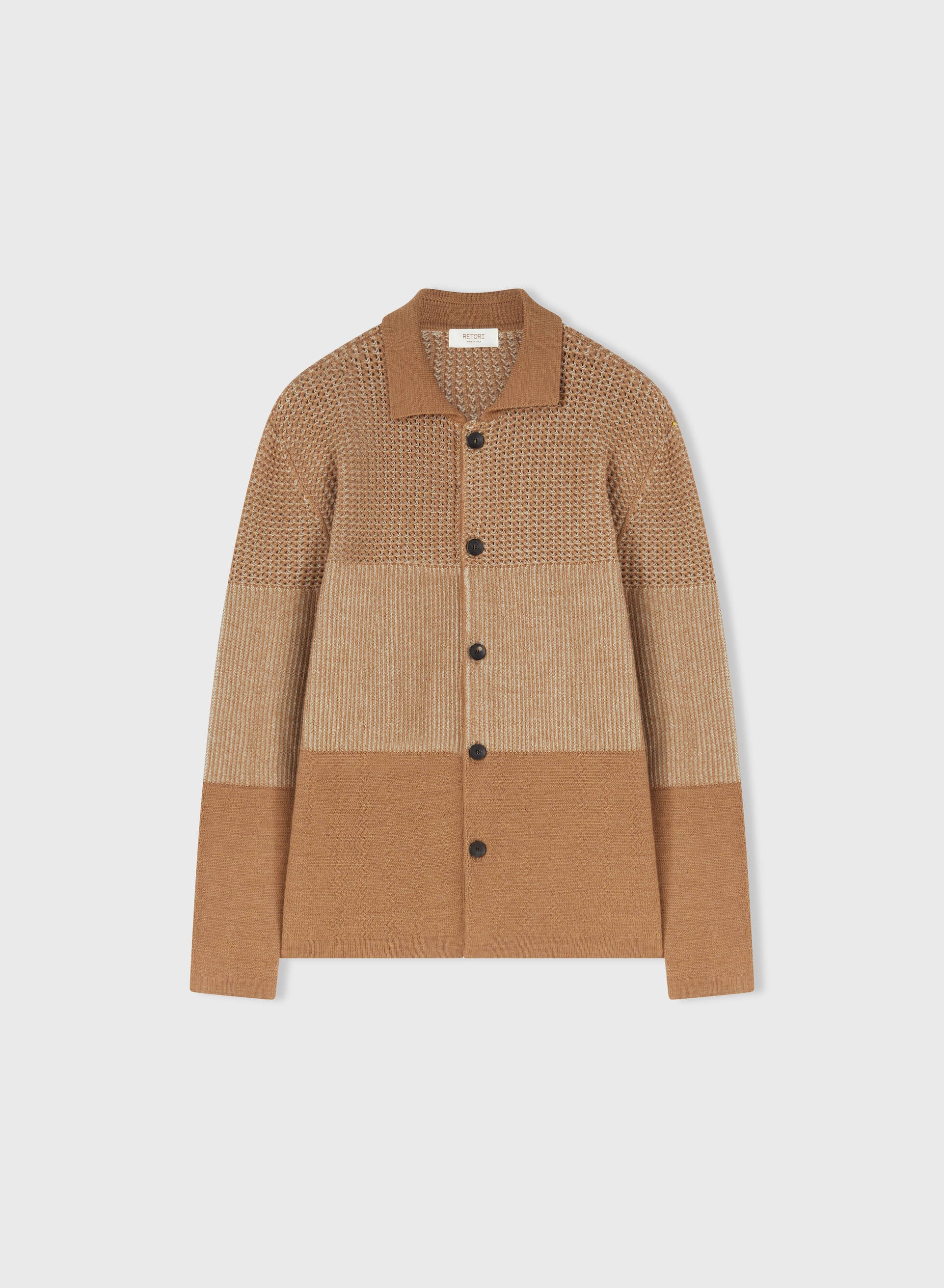 Retori Knitted Overshirt Natural - Ready To Wear - Luxury Overshirts for Men