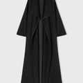 Retori Double Shawl Collar Coat Black And Grey - Ready To Wear - Luxury Overcoats for Women