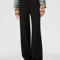 Retori Superlight Cashmere Pants Black Weave - Ready To Wear - Luxury Pants for Women
