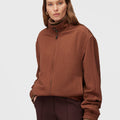 Retori Packable Bomber Clay - Ready To Wear - Luxury Bomber Jackets for Men and Women - Front Woman