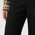 Retori Superlight Cashmere Pants Black Weave - Ready To Wear - Luxury Pants for Women