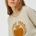 Retori Resilient Crewneck Natural And Bronze - Ready To Wear - Luxury Sweaters for Women