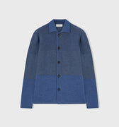 Retori Knitted Overshirt Avio - Ready To Wear - Luxury Overshirts for Men
