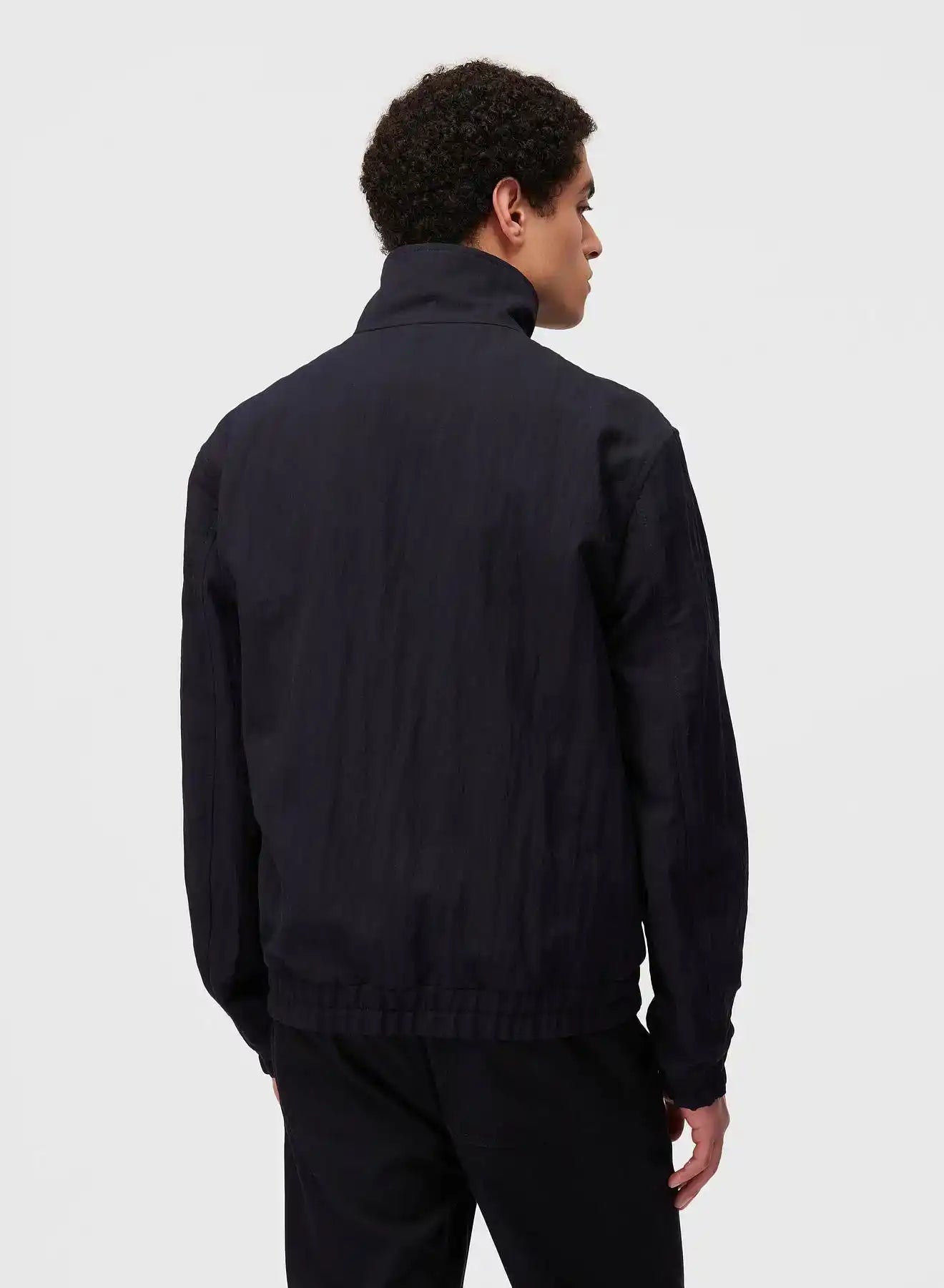 Retori Packable Bomber Dark Blue - Ready To Wear - Luxury Bomber Jackets for Men and Women - Back Man