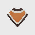 Retori Color Block Bandana Scarf Chocolate And Camel - Accessories - Luxury Scarves & Shawls for Men
