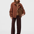 Retori Packable Bomber Clay - Ready To Wear - Luxury Bomber Jackets for Men and Women - Style Woman