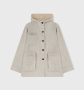 Retori Rope Reversible Parka Ivory And Natural - Ready To Wear - Luxury Parkas for Women