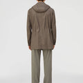 Retori Water Repellent Embroidered Natural Fiber Parka Beige - Ready To Wear - Luxury Parkas for Men