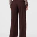 Retori Tailoring Pants Chocolate - Ready To Wear - Luxury Trousers for Women - Back Model