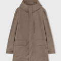 Retori Water Repellent Embroidered Natural Fiber Parka Beige - Ready To Wear - Luxury Parkas for Men
