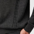 Retori Side Argyle Detail Crewneck Anthracite - Knitwear - Luxury Sweaters for Men and Women - Detail