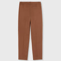 Retori Reversed Pleats Pants With Embroidery Clay - Ready To Wear - Luxury Trousers for Men - Back