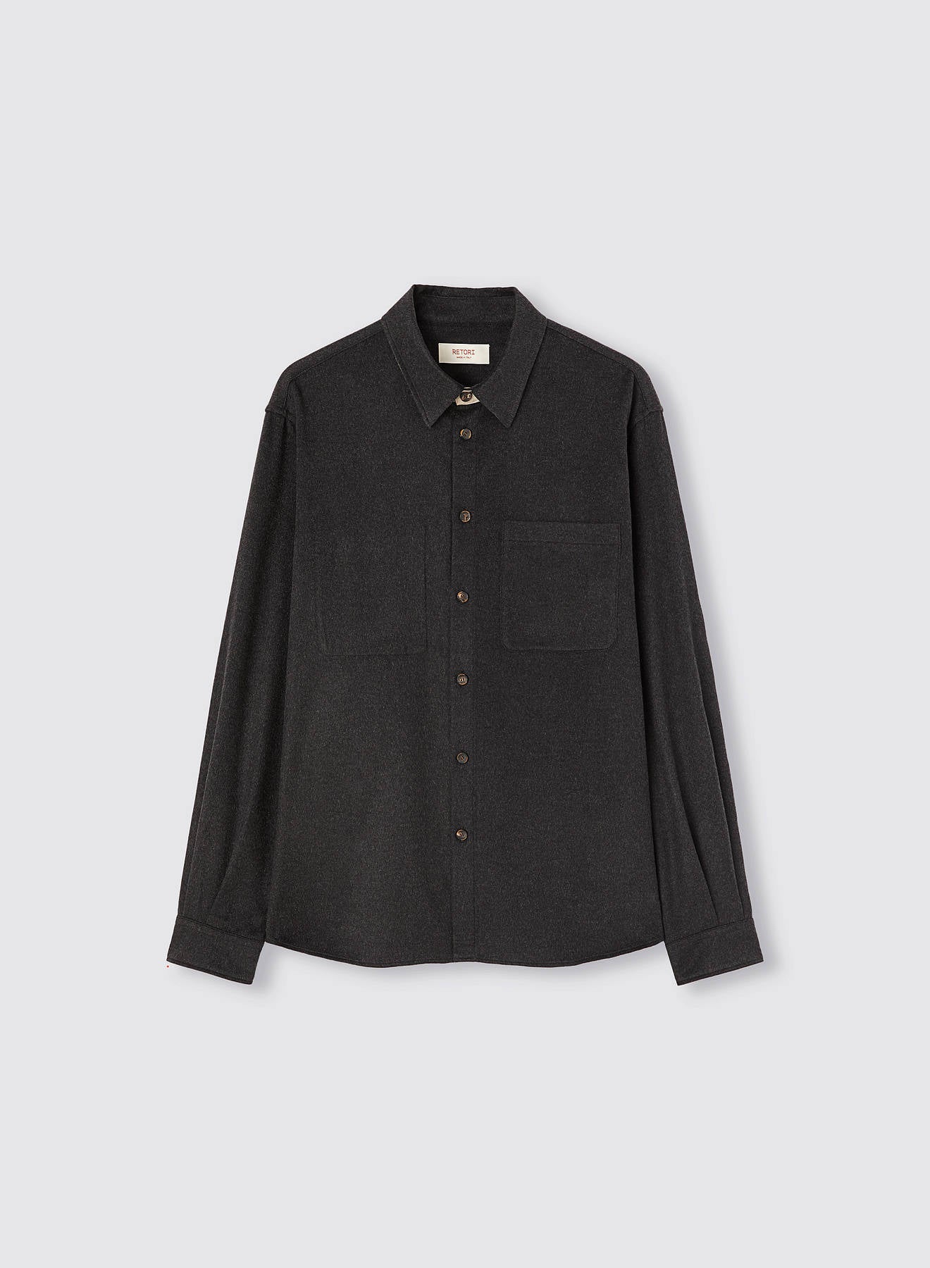 Retori Shirt Jacket Anthracite - Ready To Wear - Luxury Overshirts for Men
