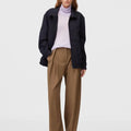 Retori Packable Bomber Dark Blue - Ready To Wear - Luxury Bomber Jackets for Men and Women - Full Model Woman