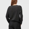 Retori Side Argyle Detail Crewneck Anthracite - Knitwear - Luxury Sweaters for Men and Women - Back Woman