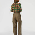 Retori Embroidered Cargo Pants Green - Ready To Wear - Luxury Cargo Pants for Women