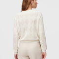 Retori Argyle Regular Crewneck Butter - Knitwear - Luxury Sweaters for Women - Back