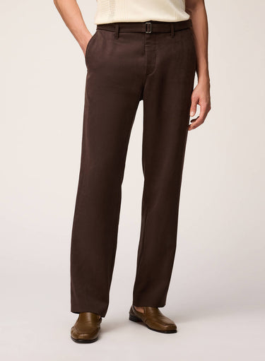 PANTALONI IN LINO MANO PESCA