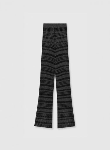 PANTALONI IN MAGLIA MICRO-CHECK