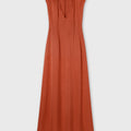 Retori V Neck Dress Clay - Ready To Wear - Luxury Dresses for Women