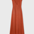 Retori V Neck Dress Clay - Ready To Wear - Luxury Dresses for Women