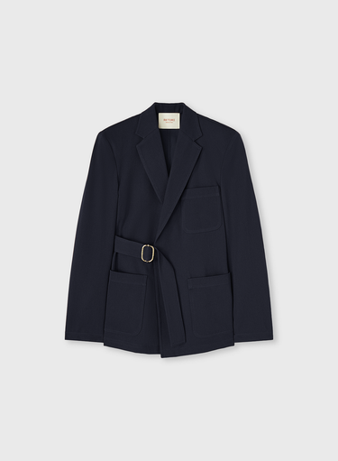 Retori Denim Belt Jacket Navy - Ready To Wear - Luxury Coats & Jackets for Women