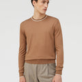 Retori Ultimate Crewneck Camel And Natural - Ready To Wear - Luxury Sweaters for Men