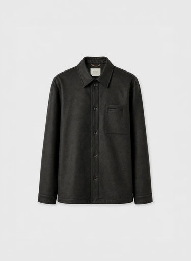 OVERSHIRT IMBOTTITA IN LANA E CASHMERE