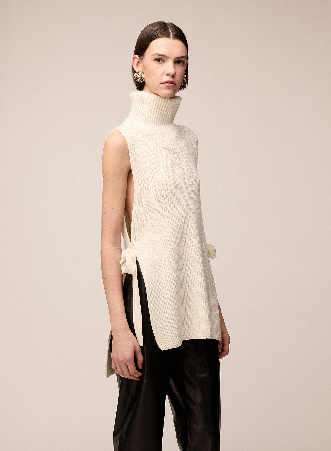 GILET A COSTE IN LANA MERINO