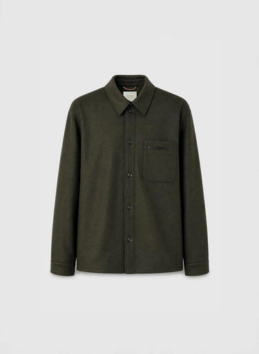 OVERSHIRT IMBOTTITA IN LANA E CASHMERE