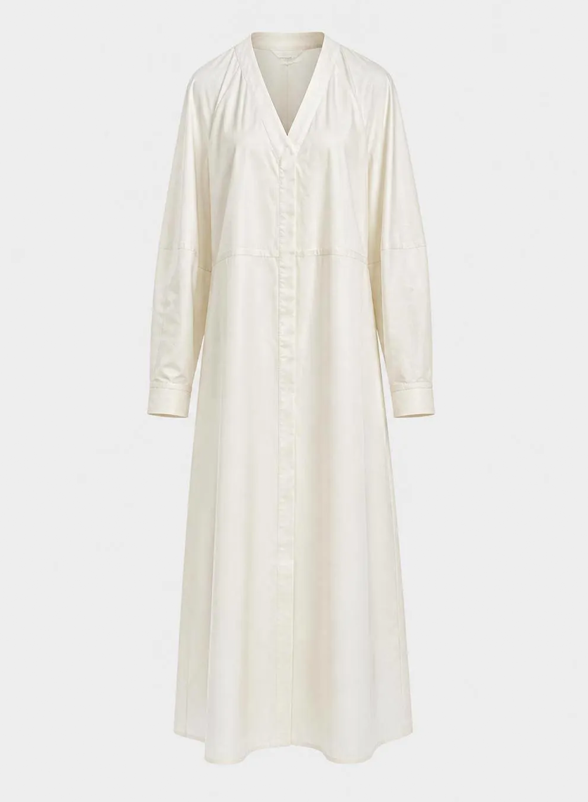 COTTON POPELINE CHEMISIER WITH MARTINGALE
