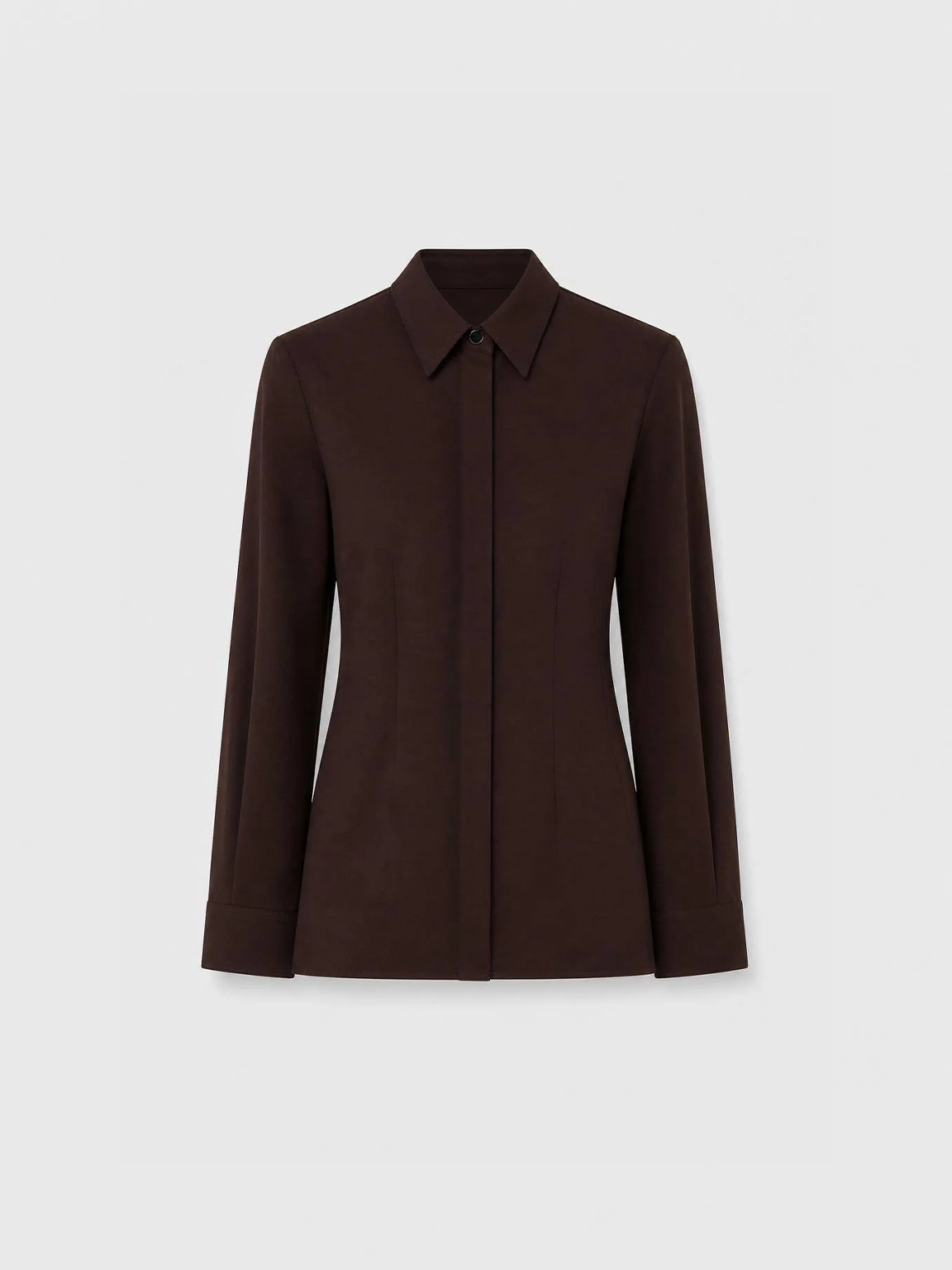 FITTED WOOL SHIRT