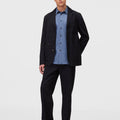 Retori Denim Single Breasted Blazer Navy - Ready To Wear - Luxury Coats & Jackets for Men - Full Model