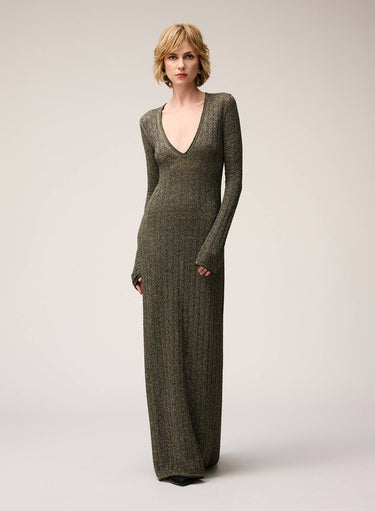 ABITO IN MAGLIA JACQUARD LUREX