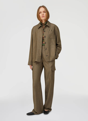Retori Elevated Workwear Overshirt Green - Ready To Wear - Luxury Overshirts for Women
