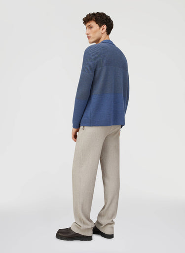 Retori Knitted Overshirt Avio - Ready To Wear - Luxury Overshirts for Men