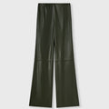 Retori Leather Pants Military Green - Ready To Wear - Luxury Trousers for Women
