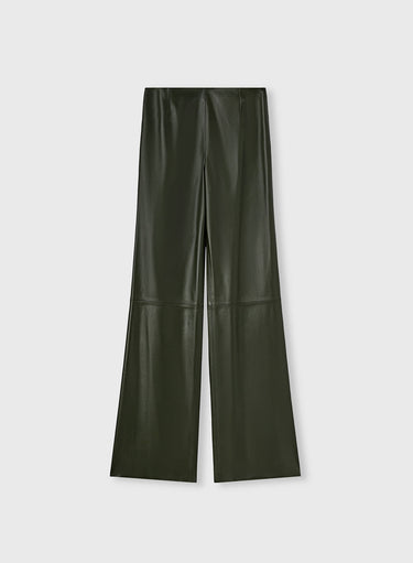 Retori Leather Pants Military Green - Ready To Wear - Luxury Trousers for Women