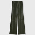 Retori Leather Pants Military Green - Ready To Wear - Luxury Trousers for Women