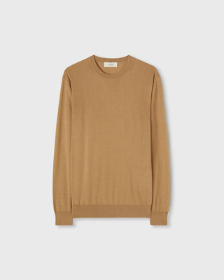 Retori Side Argyle Detail Crewneck Sand - Knitwear - Luxury Sweaters for Men and Women