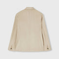Retori Double Breasted Blazer Natural - Ready To Wear - Luxury Coats & Jackets for Men - Back