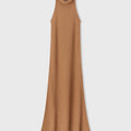 Retori Jacquard Sleeveless Maxi Collar Long Dress Camel - Knitwear - Luxury Dresses for Women