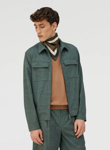 Retori Transeasonal Bomber Green - Ready To Wear - Luxury Bomber Jackets for Men