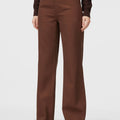 Retori Wide Leg Denim Pants Clay - Ready To Wear - Luxury Trousers for Women - Front
