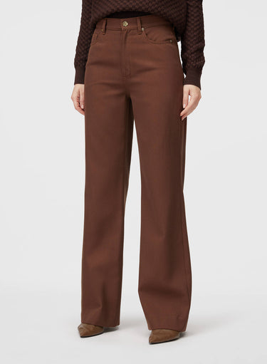 Retori Wide Leg Denim Pants Clay - Ready To Wear - Luxury Trousers for Women - Front