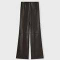 Retori Leather Pants Chocolate - Ready To Wear - Luxury Trousers for Women
