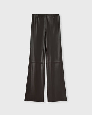 Retori Leather Pants Chocolate - Ready To Wear - Luxury Trousers for Women