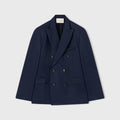 Retori Double Breasted Peak Lapel Blazer Navy - Ready To Wear - Luxury Coats & Jackets for Men